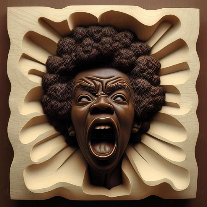 3D model Baffling the Bouffalant Afro GO Buffron NO (STL)